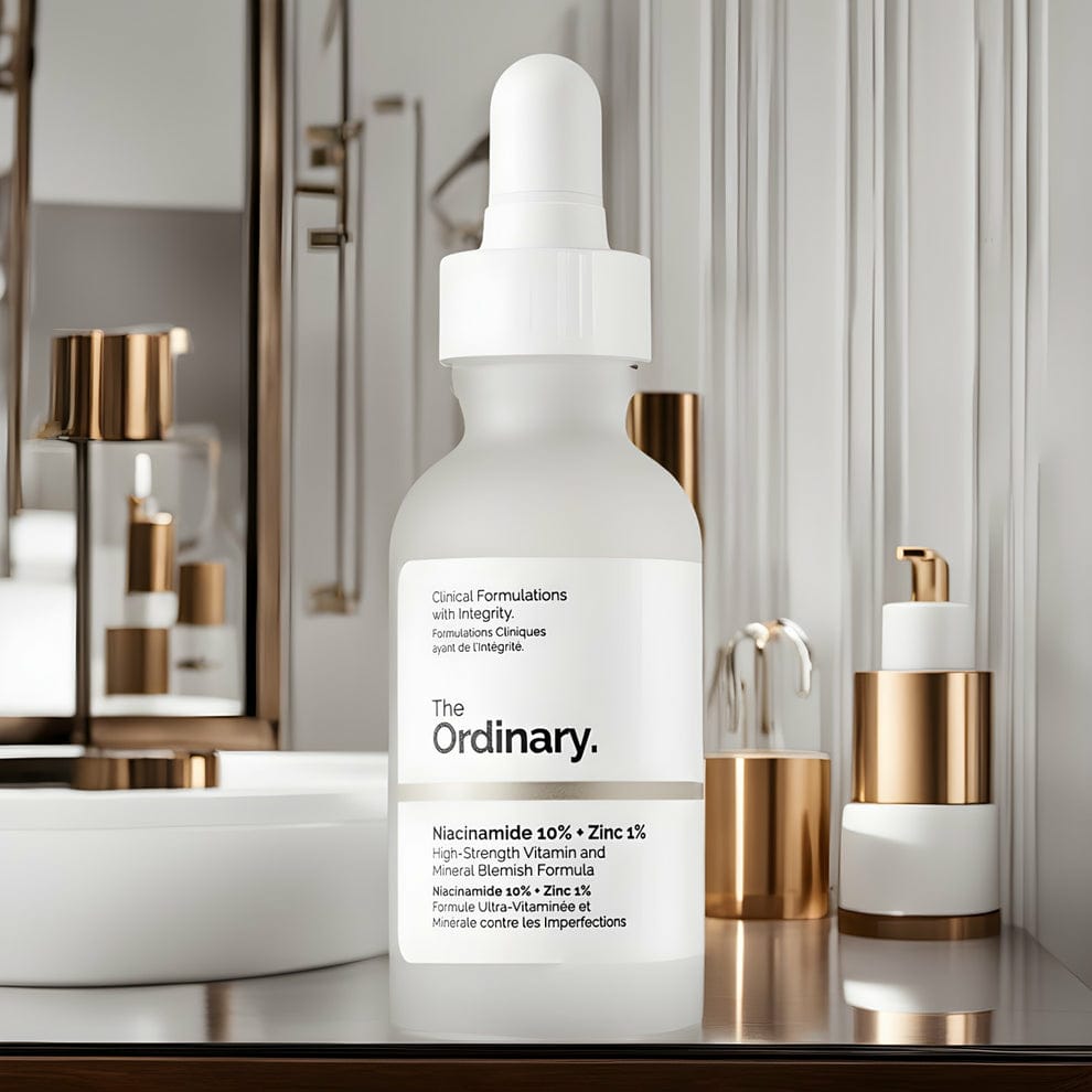 The Ordinary Niacinamide 10% + Zinc 1 % - 30ml |Oil Control, Pore Minimizing &amp; Blemish Solution Serum|